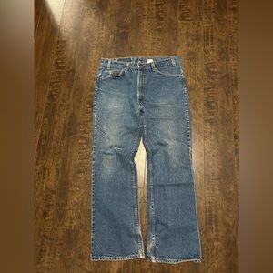 Vintage 1995 Levi’s Orange Tab 517 Zip Up Fly